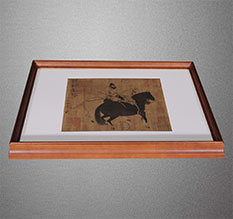 寿阳书画装裱配框服务案例